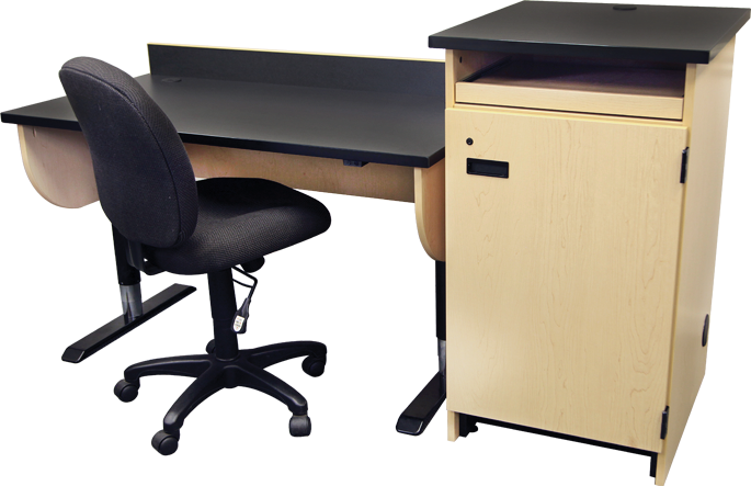 Height Adjustable Podium Desk
